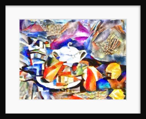 White teapot, 2017 by Alex Caminker