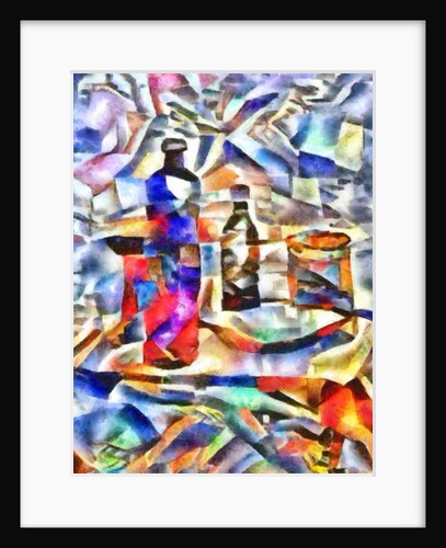 Blue still life, 2017 by Alex Caminker