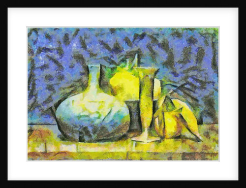 In blue № 7, 2017 by Alex Caminker