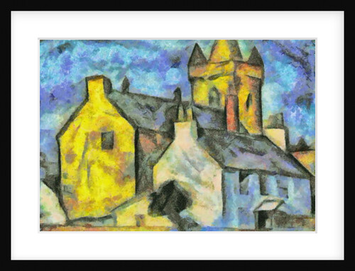 In blue № 8, 2017 by Alex Caminker