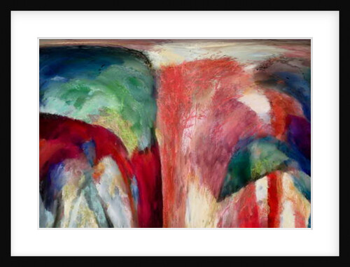 Landscape with a pink tree, 2017 by Alex Caminker