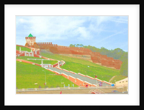 Fortress on the hill, 2017 by Alex Caminker