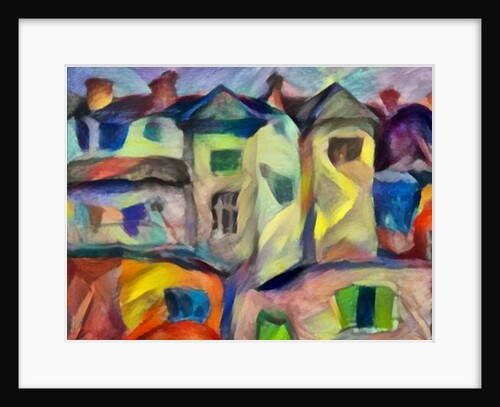 Green windows, 2017 by Alex Caminker