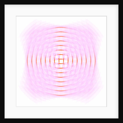 Optical geometric in pink, 2017 by Alex Caminker