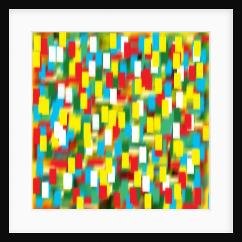 Vertical puantilism yellow, 2019 by Alex Caminker