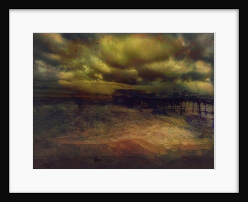 A storm at night, Cromer Pier, Norfolk by Mark Gordon