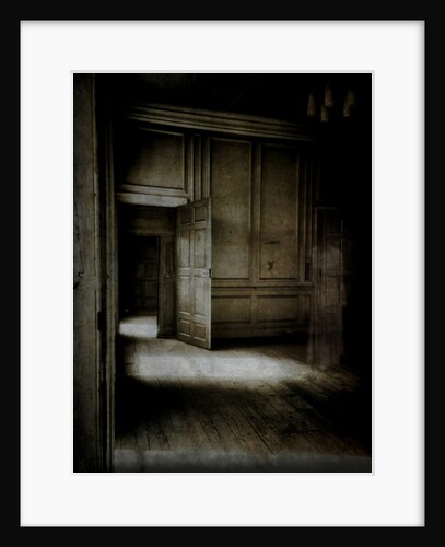 Panelled room with ethereal figure.., 2015 by Mark Gordon