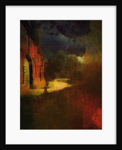 Calke Abbey with meteorite shower by Mark Gordon