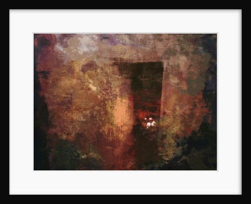 Irish cottage series - front door/pink wall with turf fire by Mark Gordon
