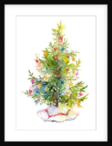 Christmas tree with skirt, 2016 by John Keeling