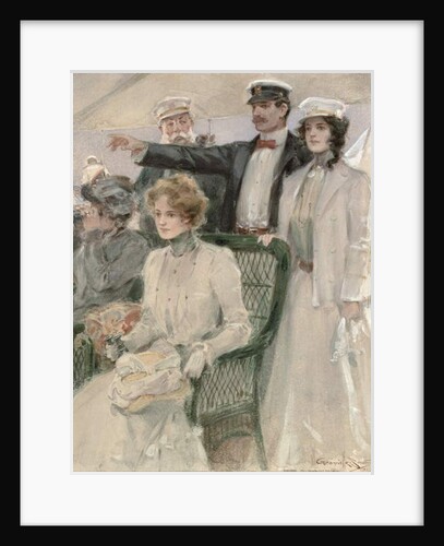 Aboard Ship, 1901 by Walter Granville Smith