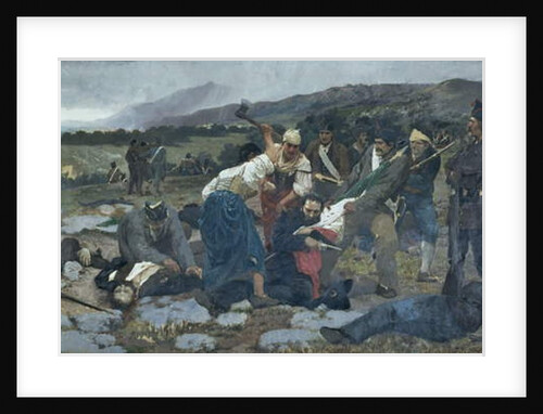 The Death of Carlo Pisacane by Giuseppe Sciuti