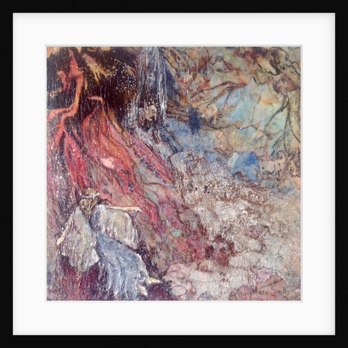 Fairy passing the Hobgoblin's lair, 2016 by Mary Smith