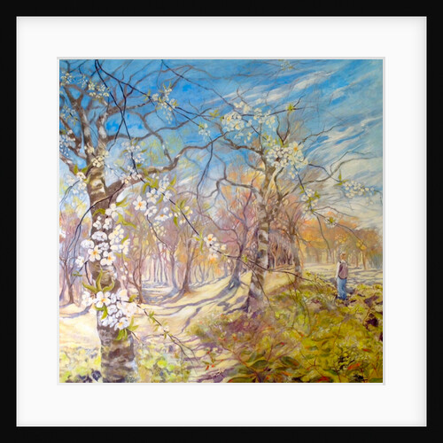 Walking through the blossom, 2017 by Mary Smith