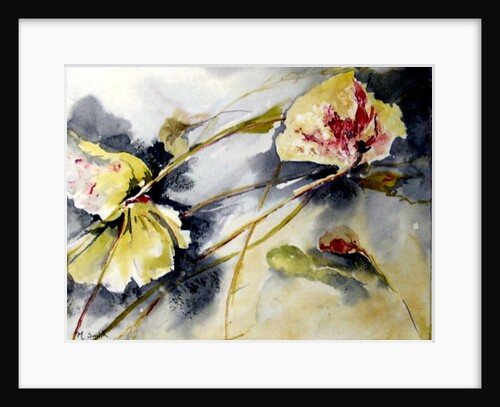 lily leaves drifting, 2017 by Mary Smith