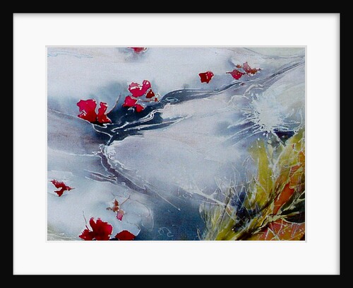 Petals floating downstream, 2017 by Mary Smith