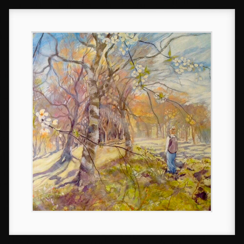 Spring walk under the blossoms, 2017 by Mary Smith