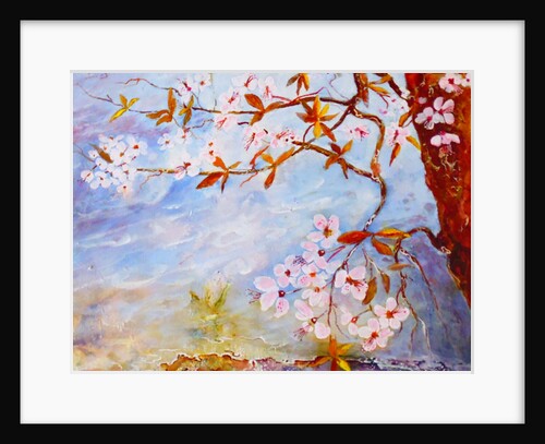 blossom by the waterside, 2015 by Mary Smith