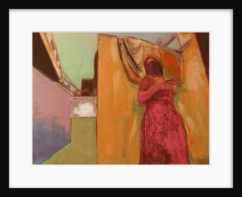 Woman in Pink Dress, 2016 by David McConochie