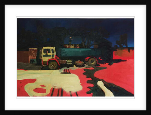 Bolivian Tanker underpainting #2, 2018 by Thomas MacGregor