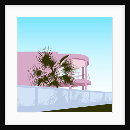 Art Deco Beach House, 2017 by Claire Huntley