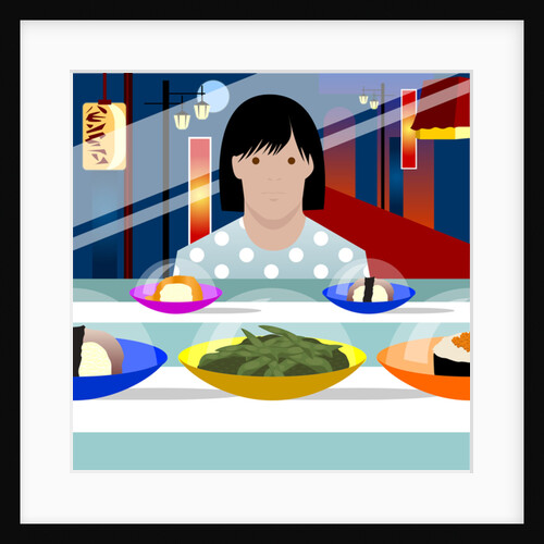 Sushi Train, 2017 by Claire Huntley