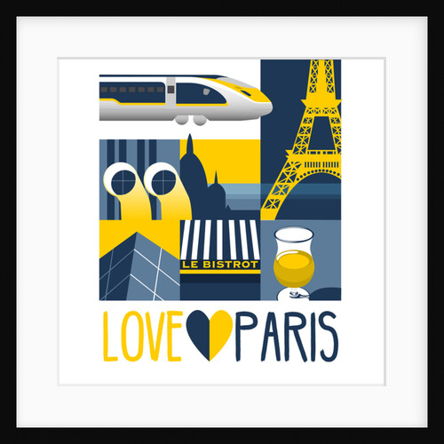 Love Paris, 2017 by Claire Huntley