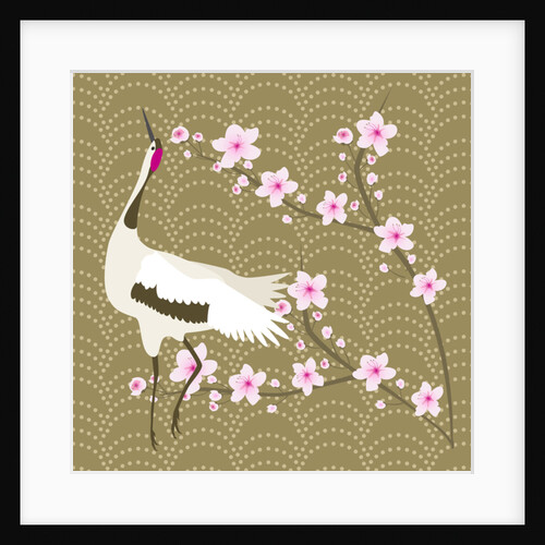 The Cherry Blossom and the Crane, 2017 by Claire Huntley
