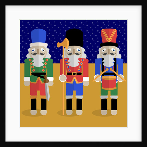 Christmas Nutcrackers - Good Luck Symbols, 2017 by Claire Huntley