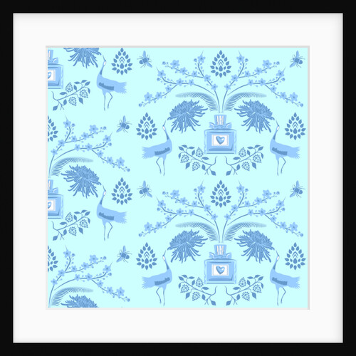Blue Floral Scent, 2017 by Claire Huntley