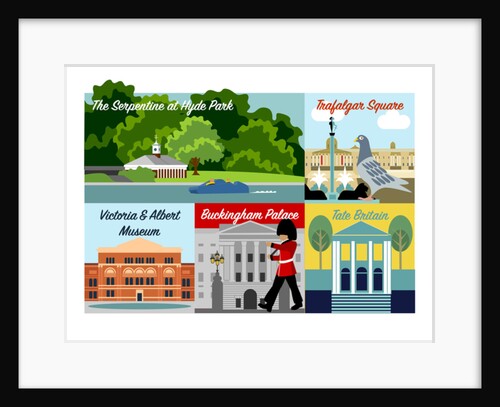 Postcard from London, 2017 by Claire Huntley