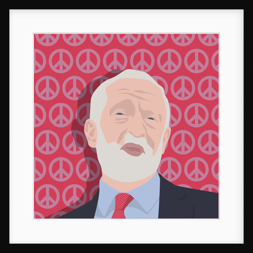 Portrait of Jeremy Corbyn, 2017 by Claire Huntley