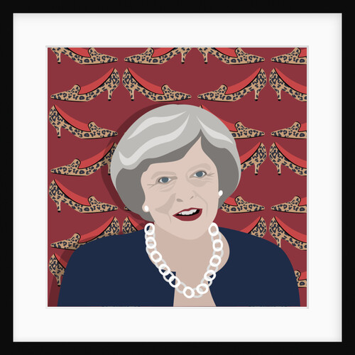 Theresa May and the kitten heel, 2017 by Claire Huntley