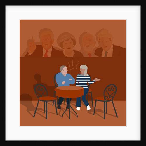 Cafe Debate, 2017 by Claire Huntley