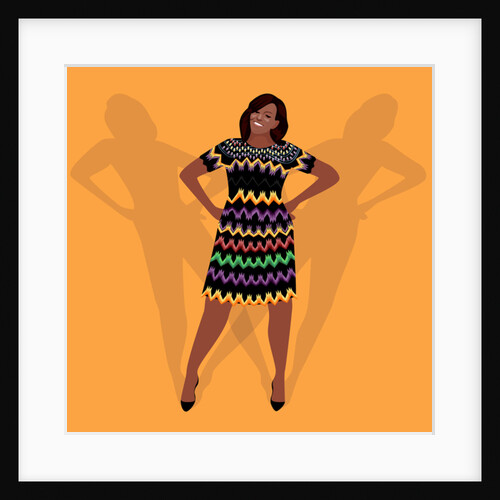 Portrait of Michelle Obama, 2017 by Claire Huntley