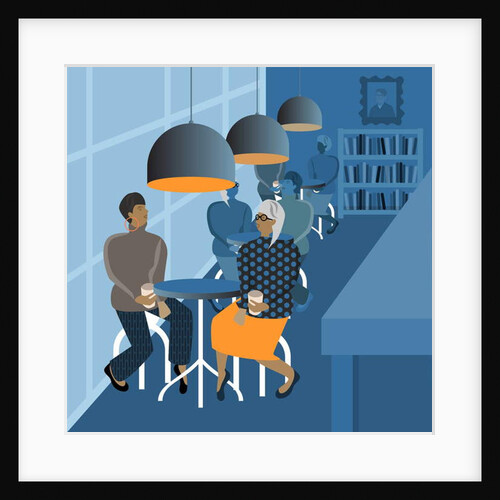 Coffee Shop Meeting, 2017 by Claire Huntley
