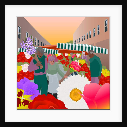 Flower Market at Columbia Road, 2017 by Claire Huntley