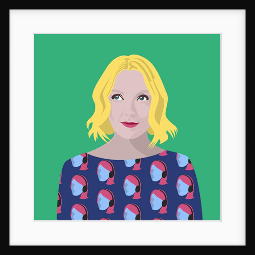 Portrait of Lauren Laverne, 2017 by Claire Huntley