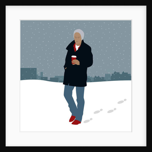 Coffee in the Snow, 2017 by Claire Huntley