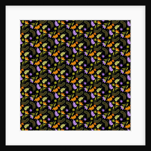 Night Leaves pattern, 2018 by Claire Huntley