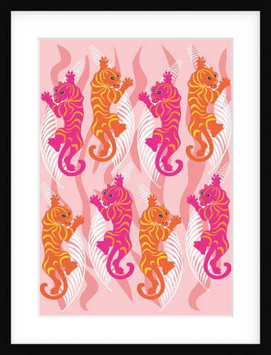 Hot Pink Tiger, 2019 by Claire Huntley