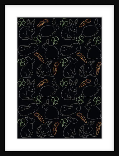 Night Bunnies, 2019 by Claire Huntley