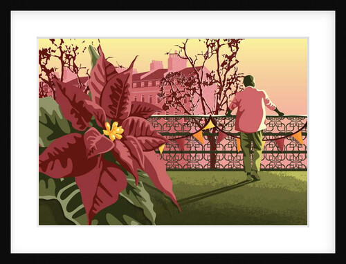 Winter Roof Terrace, 2019 by Claire Huntley