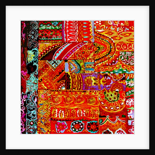 Indian Embroidey, 2017 by Linda Arthurs