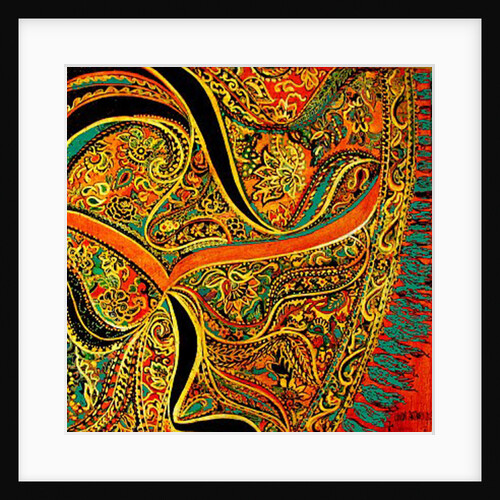 Piasley Scarf upclise, by Linda Arthurs