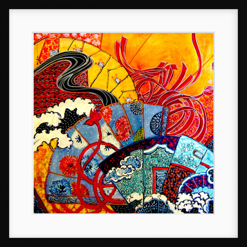 Oriental Fans, 2013 by Linda Arthurs