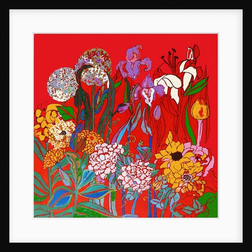 Flowers in Adiana's Garden, 2016 by Linda Arthurs