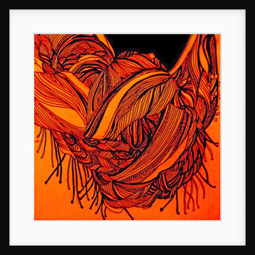 Rust Scarf, 2016 by Linda Arthurs