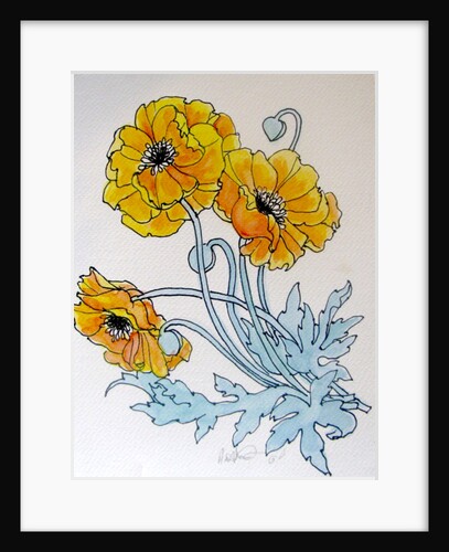 POPPIES, 2015 by Linda Arthurs