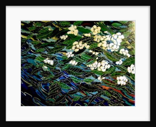 Flowers in stream, 2012 by Linda Arthurs